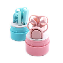 Set di Cura Unghie Baby Bunny Manicure Set per Bambini Set di Forbici per Unghie per Bambini Set da 5 Pezzi