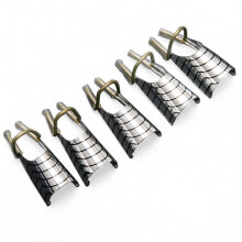 5x wiederverwendbare Nagelformen UV - Gel Acryl French Nail Art