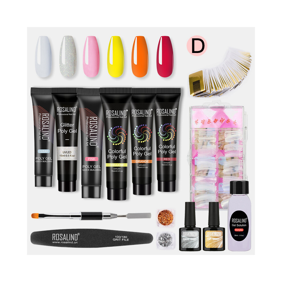 Nail Extension Gel Package Crystal Extension Liquid Phototherapy Gel Set