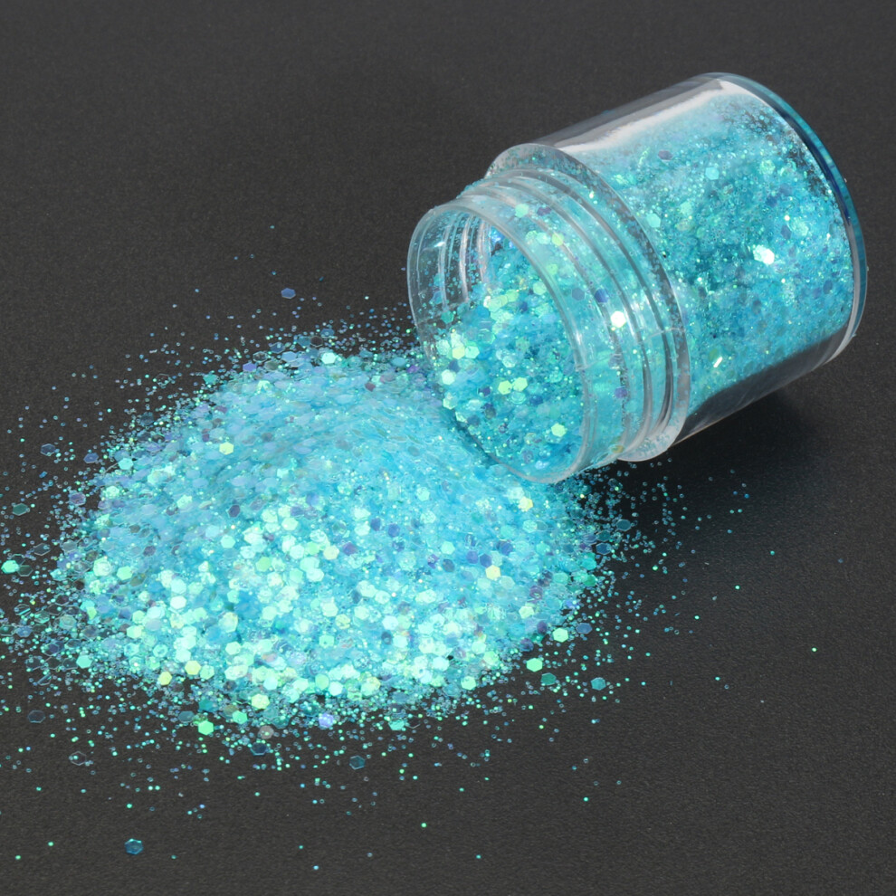 Blue Sea Glitter Powder Shining Iridescent Mixed Mermaid Luster Decoration Dust Eye Shadow