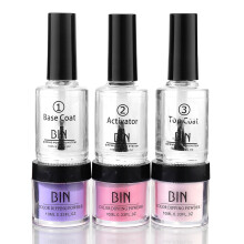 6 Stück Kits ohne Aushärtung Dip - Pulver Nägel Gesunde Nagelkunst Dip - Pulver Werkzeug Neu