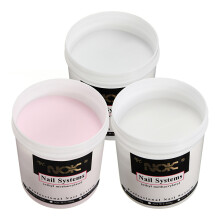 Super Jumbo Größe Nagelkunst Transparent Kristall Acryl Schnitzpulver