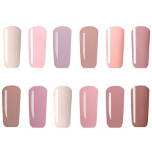 12 Kleuren Nano White Naked Color Systeem UV Gel Polish Soak - off Nagelkunst