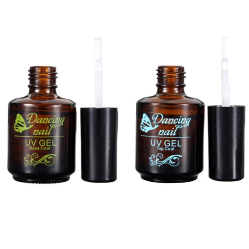 DANCINGNAIL Kit di Base e Top Coat in Gel UV LED Soak Off 1