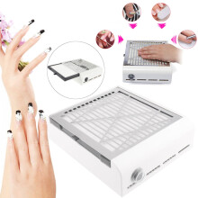 40W Aspiratore per Polvere per Unghie Collettore di Aspirazione Pulitore per Unghie Strumenti per Manicure Salone