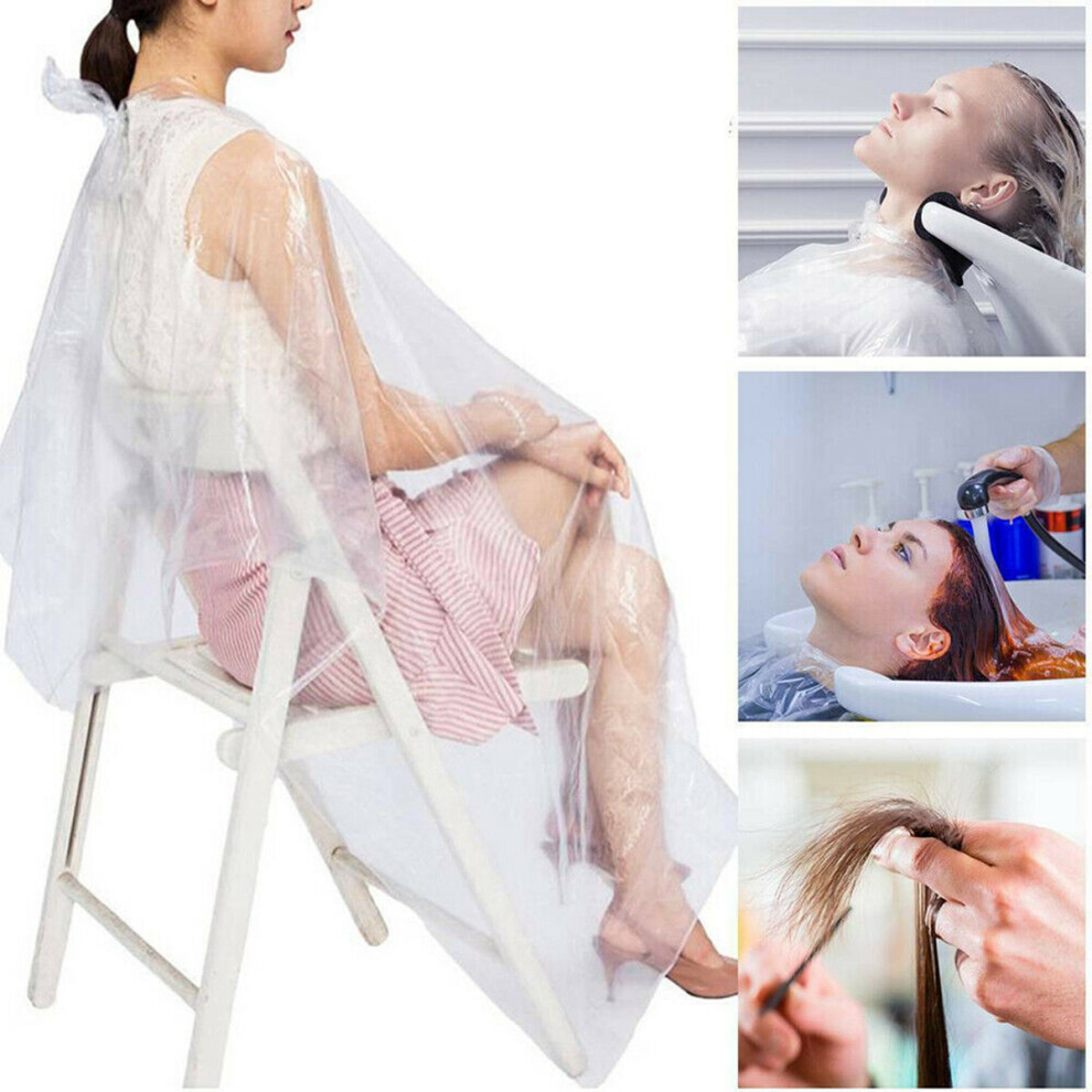 200Pcs Disposable Salon Cape Barber Gown Cloth Hair Cutting Cloak