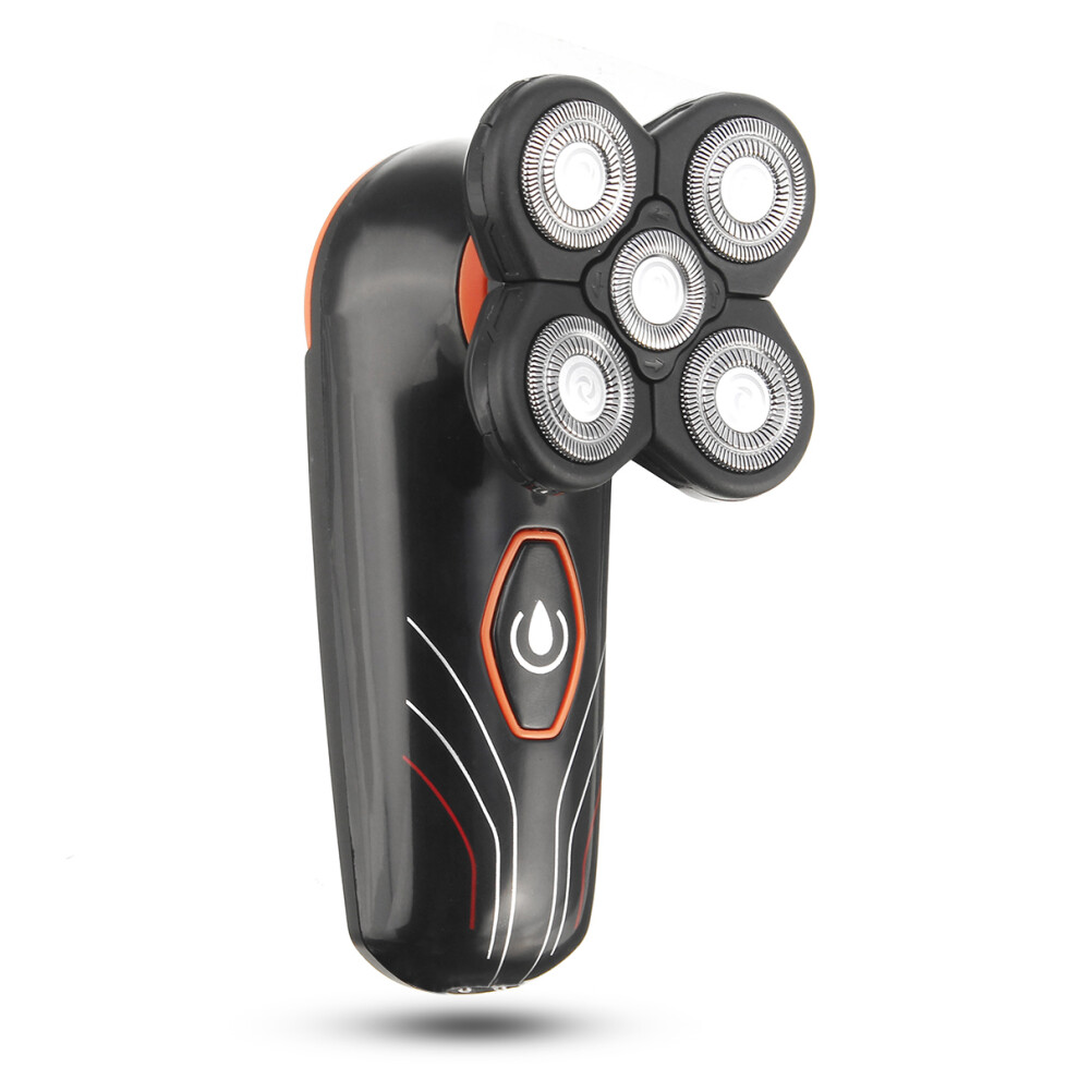 USB 5D Electric Shaver Razor Rechargeable IPX7 Waterproof Hair Removal Machine