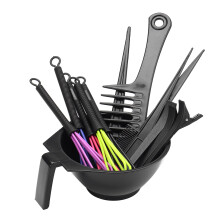 13-teiliges DIY Salon-Haarfärbeset mit Farb-Pinsel Kamm Schüssel und Tönungswerkzeug