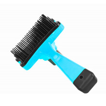 Spazzola per toelettatura degli animali Strumento per rimuovere il pelo Rake pettine per la rifinitura del bordo per cani e gatti