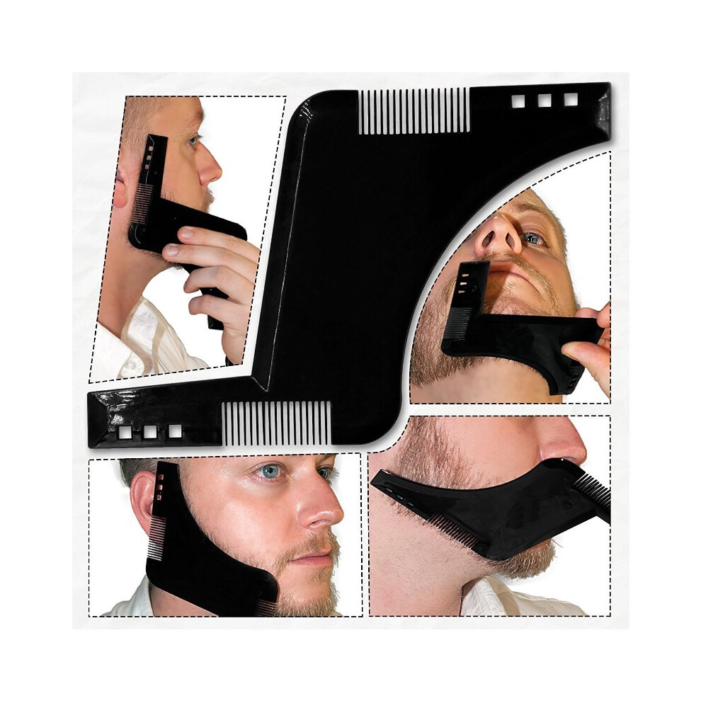 Unisex Beard Grooming Shaping Comb For Shaving Symmetric Beards Shaper Styling Template Kit Guide