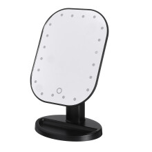 Batterijgevoede 20 LED Make - up Spiegel Licht Bureau Thuis Touchscreen 180 Verstelbare Hoek Spiegel