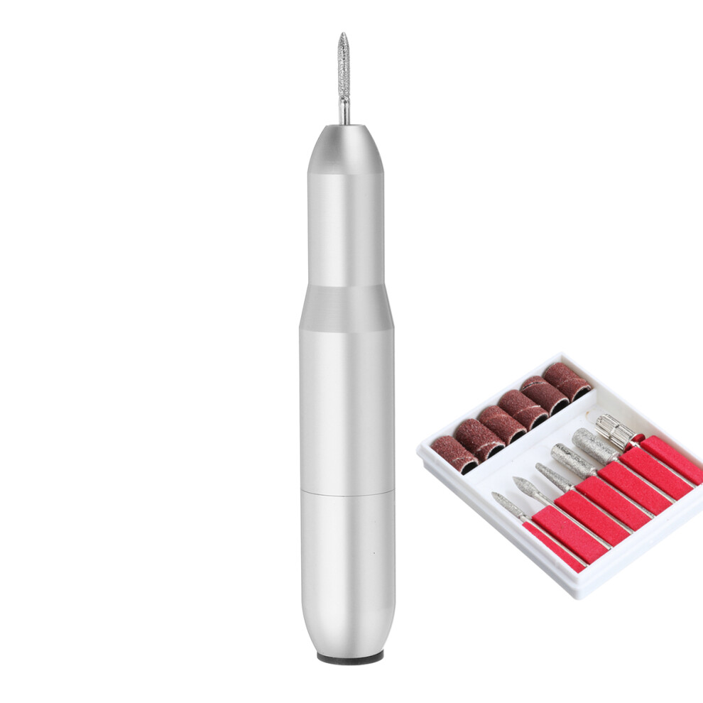 Pink 12V Professional Usb Electric Nail Drill Tools Machine Portable Salon Manicure Polishing File