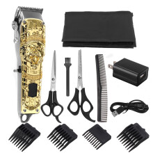 0. 1–3 mm Herren Elektrischer Haarschneider Set Barttrimmer kabellos wiederaufladbar Haarschneider Scheren mit 4 Stück Begrenzungsaufsätzen