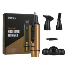 Hizek 3 in 1 Rasoio per Orecchie Naso e Capelli Professionale Indolore Impermeabile Rasoio per Sopracciglia Rimuovi Pelo Facciale