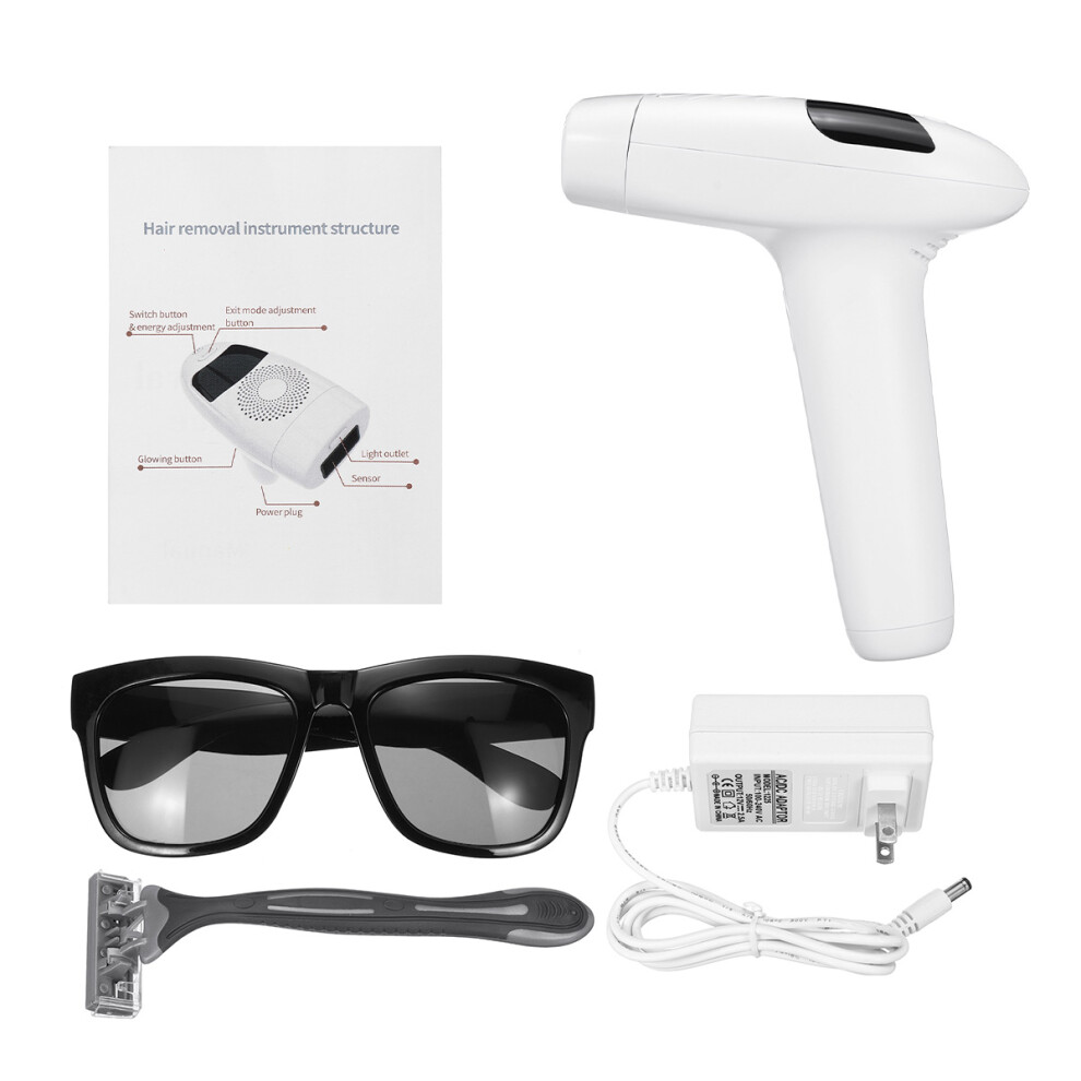 990,000 Flashes Laser Epilator Painless IPL Hair Removal Body Hair Removing Skin Rejuvenation Permanent Hair Epilator Device