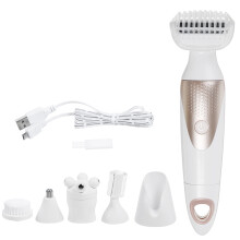 5 In 1 Pro electric Rimuovi Pelo Viso Naso Sopracciglia Donne Epilatore Rasoio Indolore