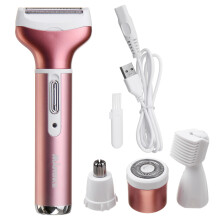 4-In-1 Epilatore electric Multifunzionale per Donne Rasoio per Barba e Naso