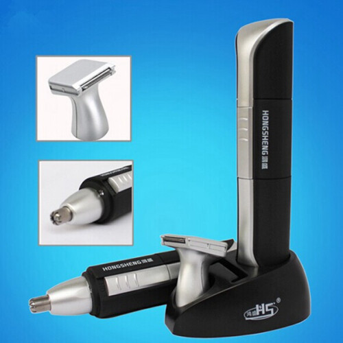 HS-3036 Impermeabile 2 In 1 Luce LED Tagliacapelli per Mustacchi Naso e Orecchie 2