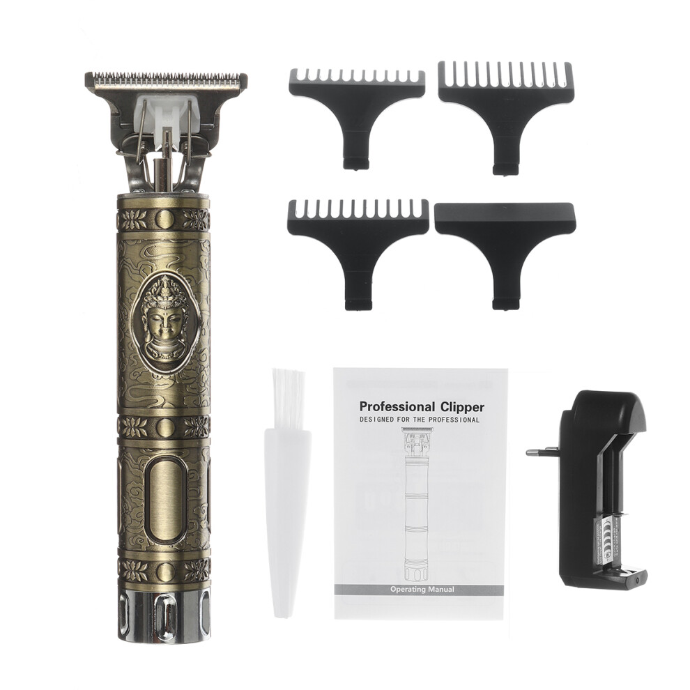 Electric Hair Clipper USB Charging Hair Cutting Carving Knife Oil Head Scissor Trimmer