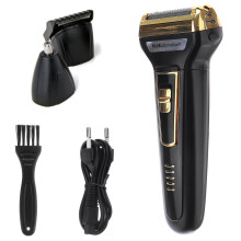 Rasoi per capelli a doppia testa 3W ricaricabile electric rasoio per barba da uomo