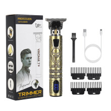 Rasoi elettrici per capelli da uomo con ricarica USB macchina per taglio capelli con display digitale e 4 pettini di limitazione