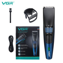 VGR V-053B Tagliacapelli Kit Professionale per Taglio Capelli per Uomini Ricaricabile USB wireless Set di Rifinitura Capelli