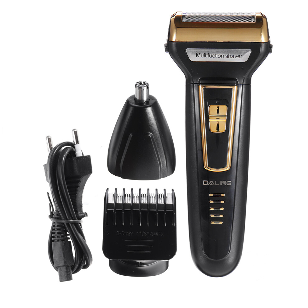 3 In 1 Men's Electric Hair Clipper Rechargeable Hair Cutter Nose Hair Beard Trimmer