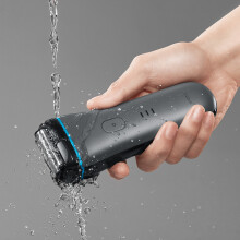SMATE Rasoio electric 3 Foil Rasoio electric da Uomo Rasoio a Riciprocità IPX7 Rasoio Asciutto e Umido Da