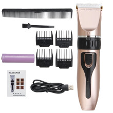 20W Draadloze Elektrische Scheerapparaat Professionele Haarknipmachine Voor Volwassenen Kinderen Huisdieren Met 4 Limietkammen