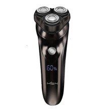 MSN - QM3 Elektrische Scheerapparaat IPX7 Waterdicht Droog Nat LCD Display Batterij Scheermes Baard Oplaadbaar Wasbaar Intelligente Trimmer