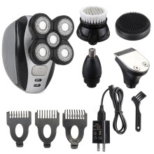5 In 1 Rasoio electric per Testa Calva da Uomo Kit con 5 Testine Tagliacapelli wireless