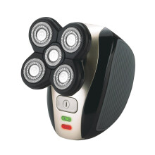 5 In 1 Tagliacapelli Cordless 4D Ricaricabile Rasoio per Testa Calva Rifinitore Toelettatore