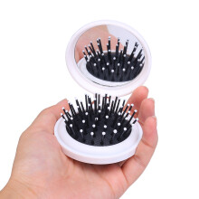 Spazzola Magica per Capelli con Cuscino d'Aria Pieghevole Massaggio Districante Specchi per Doccia