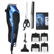 Tagliacapelli per Cani Potente Kit di Toelettatura per Cani Rasoio Silenzioso per Animali Domestici con 4 Guide a Pettine Forbici Pettine Spazzol
