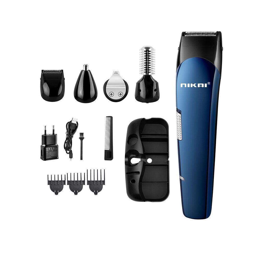 Multifunctional Electric Hair Clipper Set USB Rechargeable Hair Shaver Trimmer