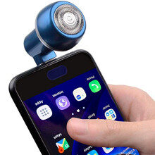 Rasoio electric Rasoio da Viaggio Rasoio portable Mini con Aspirazione Magnetica Rasoio per Telefono Adatto per Android