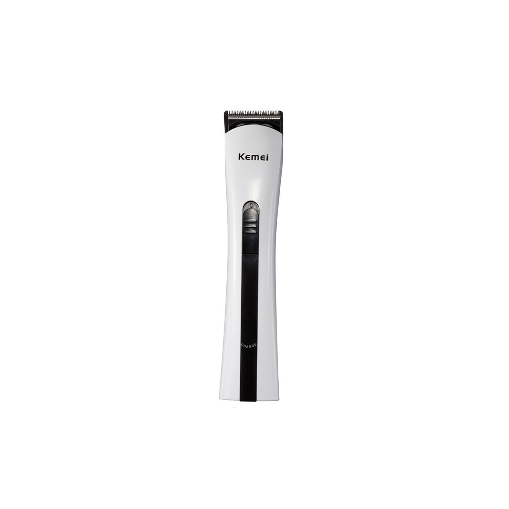 Silver Kemei Rechargeable Hair Trimmer Men Baby Clipper Cutting Electric Beard Shaver Razor
