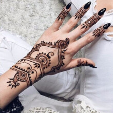 Black Naturale Morbido Cono di Henna Erbale Tatuaggio Temporaneo Arte Corporea Tatuaggi