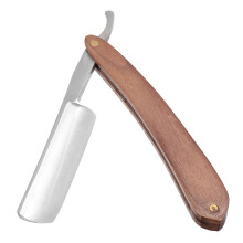 440C steel Rasoio Tradizionale da Barbiere per Barba e Capelli Rasoio Dritto Pieghevole Manico in wood di pink