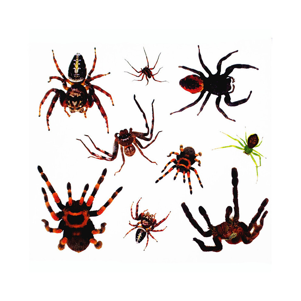 1pcs Temporary Waterproof Halloween Spider Terror Tattoo Sticker Body Art Decal Makeup
