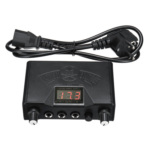 Professionele Make - up Tattoo Machine Voeding Digitale LCD Motor Box 110V/220V 2