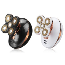 JINDING Rasoio electric Impermeabile con 5 Testine Flottanti Ricaricabile USB Tagliacapelli Tagliacapelli wireless