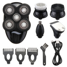 5 In1 Rasoio electric Ricaricabile Wet Dry 4D wireless Tagliacapelli Rifinitore Cura Waterproof