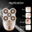 Epilatore electric Global Voltage IPX7 per ascelle e bikini rasoio impermeabile 3