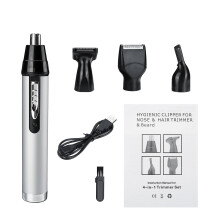 Rasoi electric per peli del naso USB 4 in 1 rasoio cordless tagliacapelli per basette toelettatore per uomini e donne