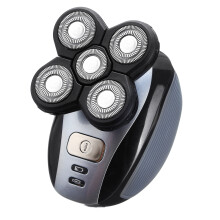 5 In 1 Rasoio electric Ricaricabile per Capelli Barba Testa Calva e Rifinitore