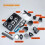 Multifunctionele USB - oplader Haartrimmer Mini Snijmachine Baard Kapper Scheerset 4