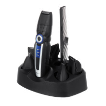 SURKER 5 IN 1 Oplaadbare Haar - en Neustrimmer voor Mannen Baardtrimmer Professionele Scheermachine Elektrische Haarverzorgingsmachine Haartri