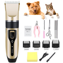 Kit di tosatura electric ricaricabile USB per gatti e cani professionale