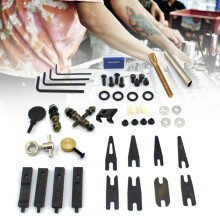 Kit di accessori per macchina per tatuaggi viti aghi gancio dado accessori con scatola